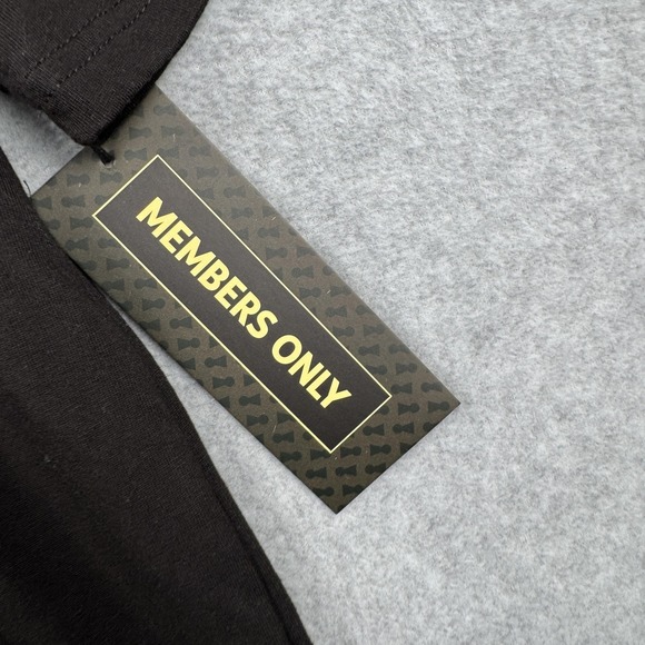 Members Only Shirt Mens 2XL Black Tiger Embroidered Graphic Logo Crewneck NEW - Picture 4 of 10